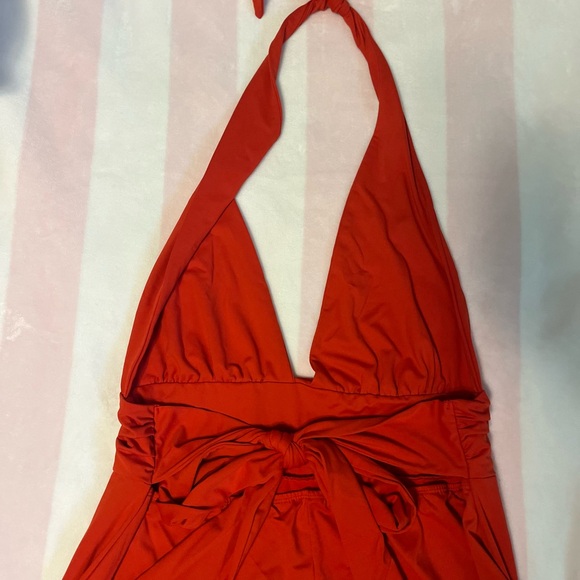 Shein Y2K style red halter mini dress size 0XL - Picture 2 of 3